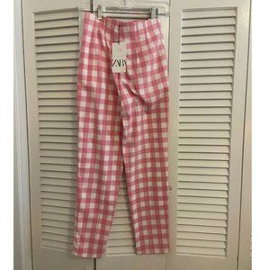 Plaid Pink Zara Trouser